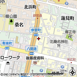 三重県桑名市参宮通周辺の地図