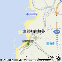 千葉県南房総市富浦町南無谷1893周辺の地図