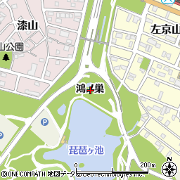 愛知県名古屋市緑区鳴海町鴻ノ巣周辺の地図