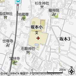 滋賀県大津市坂本3丁目12周辺の地図