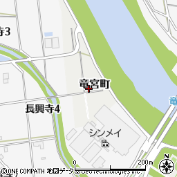 愛知県豊田市竜宮町周辺の地図