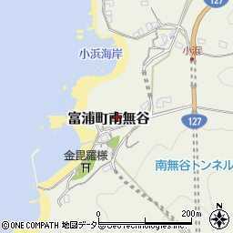 千葉県南房総市富浦町南無谷1898周辺の地図