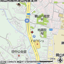 津山加茂線周辺の地図
