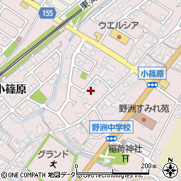 滋賀県野洲市小篠原2536周辺の地図