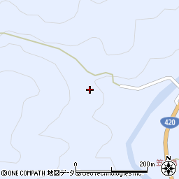 愛知県北設楽郡設楽町豊邦胡桃平周辺の地図