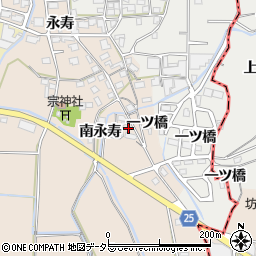 京都府南丹市八木町屋賀浜立周辺の地図