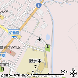 滋賀県野洲市小篠原402周辺の地図
