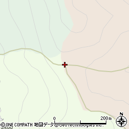 志下坂峠周辺の地図