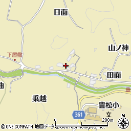愛知県豊田市坂上町日面63周辺の地図