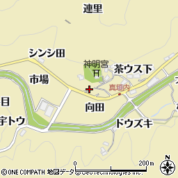愛知県豊田市坂上町市場周辺の地図
