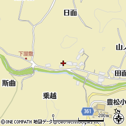 愛知県豊田市坂上町日面56周辺の地図
