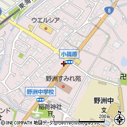 滋賀県野洲市小篠原472周辺の地図