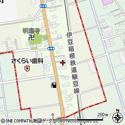 静岡県田方郡函南町新田128周辺の地図