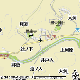 愛知県豊田市坂上町地蔵下20周辺の地図