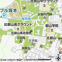 滋賀県大津市坂本4丁目6周辺の地図