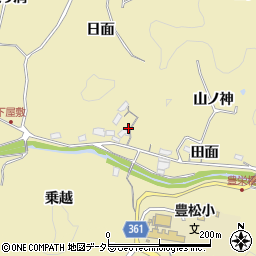 愛知県豊田市坂上町日面20周辺の地図