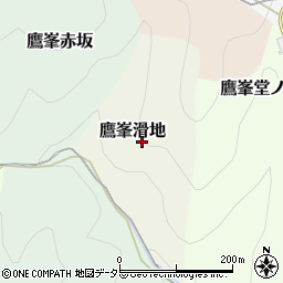 京都府京都市北区鷹峯滑地周辺の地図