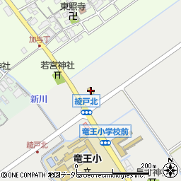 セブンイレブン滋賀竜王町綾戸店周辺の地図