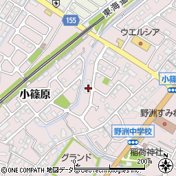 滋賀県野洲市小篠原2517周辺の地図