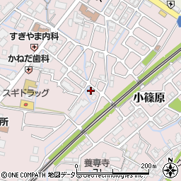 滋賀県野洲市小篠原1734周辺の地図