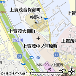 京都府京都市北区上賀茂中ノ河原町周辺の地図