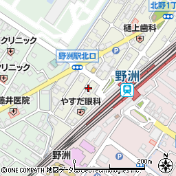 苗村駐車場・駐輪場周辺の地図