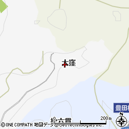 愛知県豊田市志賀町大窪周辺の地図