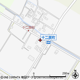 滋賀県守山市十二里町229-4周辺の地図