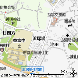 愛知県豊田市志賀町浜居場周辺の地図