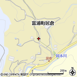 千葉県南房総市富浦町居倉周辺の地図