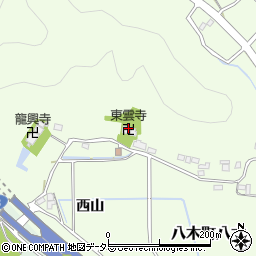 東雲寺周辺の地図
