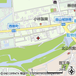 兵庫県丹波篠山市南新町245周辺の地図