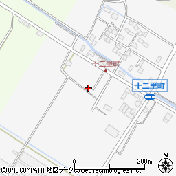 滋賀県守山市十二里町213-6周辺の地図