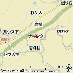 愛知県豊田市坂上町ナギシタ周辺の地図
