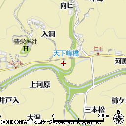 愛知県豊田市坂上町若林周辺の地図