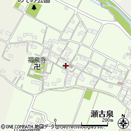 三重県員弁郡東員町瀬古泉892周辺の地図