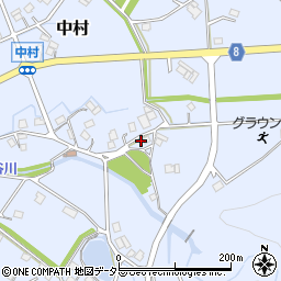 兵庫県神崎郡神河町中村691周辺の地図