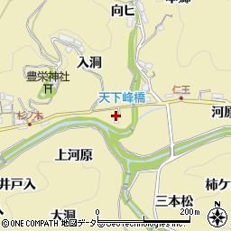 愛知県豊田市坂上町（若林）周辺の地図