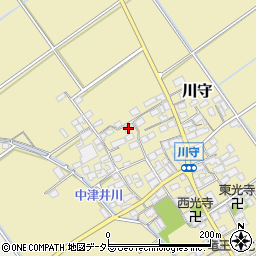 滋賀県蒲生郡竜王町川守507周辺の地図