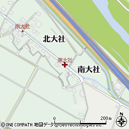 東大社周辺の地図