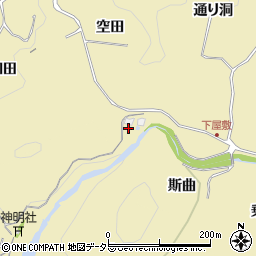 愛知県豊田市坂上町重石周辺の地図