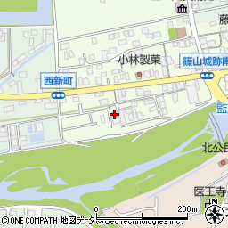 兵庫県丹波篠山市南新町247周辺の地図
