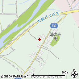 岡山県真庭市大庭356周辺の地図