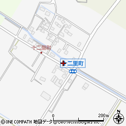 滋賀県守山市十二里町229-3周辺の地図