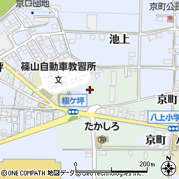 兵庫県丹波篠山市糯ケ坪55周辺の地図
