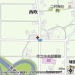 兵庫県丹波篠山市西吹269-1周辺の地図