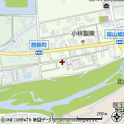 兵庫県丹波篠山市南新町249周辺の地図