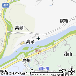 愛知県豊田市穂積町高瀬周辺の地図