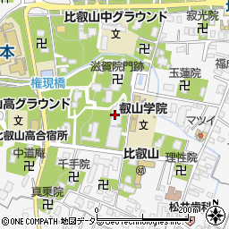 天台宗務庁周辺の地図