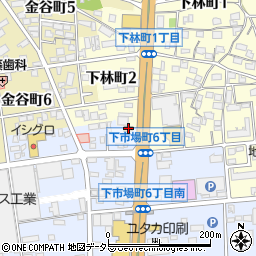 はなまるうどん豊田下市場店周辺の地図
